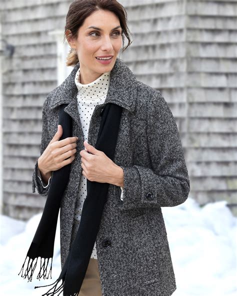 London Fog Wool Scarf Coat Appleseeds