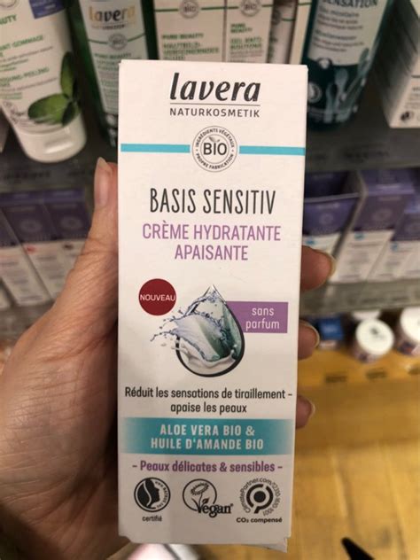 Lavera Basis sensitiv Crème hydratante apaisante cosmétiques naturels