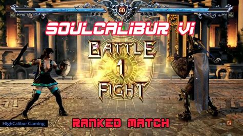 SoulCalibur VI Sophitia Vs Sophitia Ciie Th Ranked Match YouTube