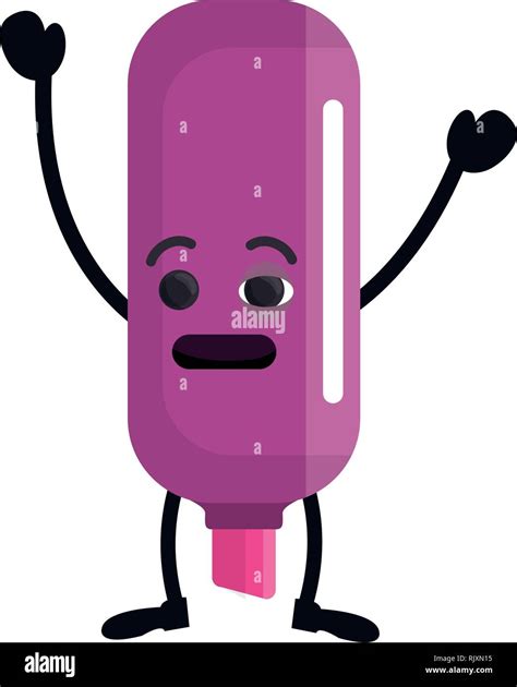 Cute Marker Kawaii Character Stock Vector Image And Art Alamy