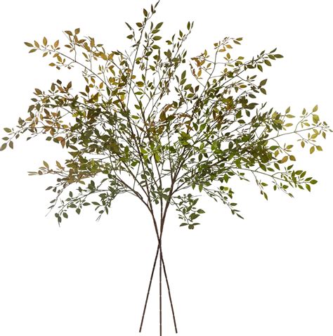 Amazon Uqueeten Artificial Greenery Stems 43 3 Nandina Branches