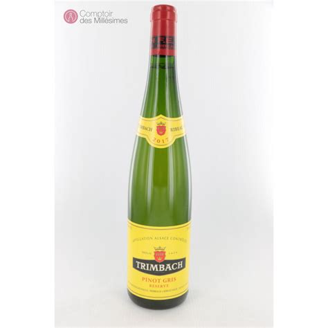 Pinot Gris R Serve Domaine Trimbach Au Meilleur Prix