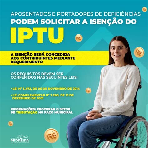 Prefeitura de Pedreira concede isenção do IPTU para aposentados e