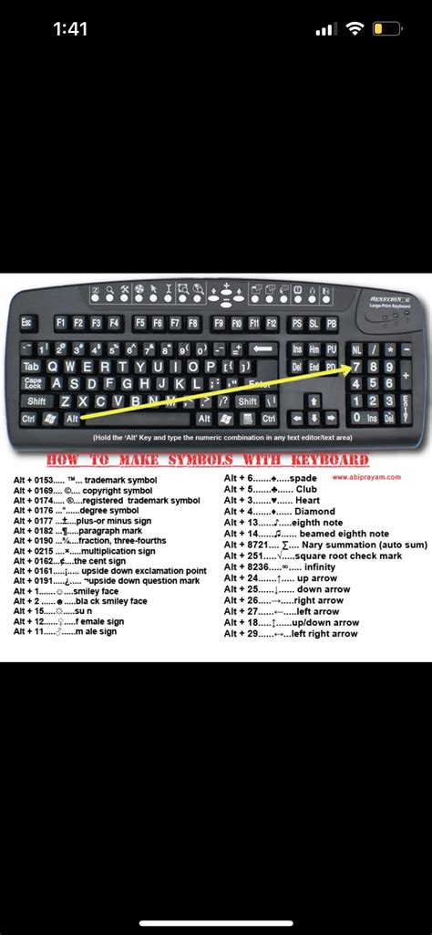 How To Make Symbols With Your Keyboard R Coolguides