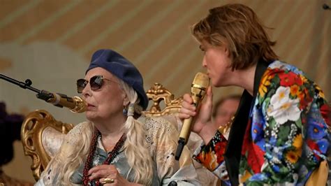 Joni Mitchell Makes Triumphant Surprise Return To Newport Folk Festival