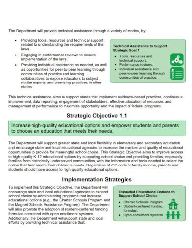 Educational Strategic Plan 10 Examples Format How To Make PDF