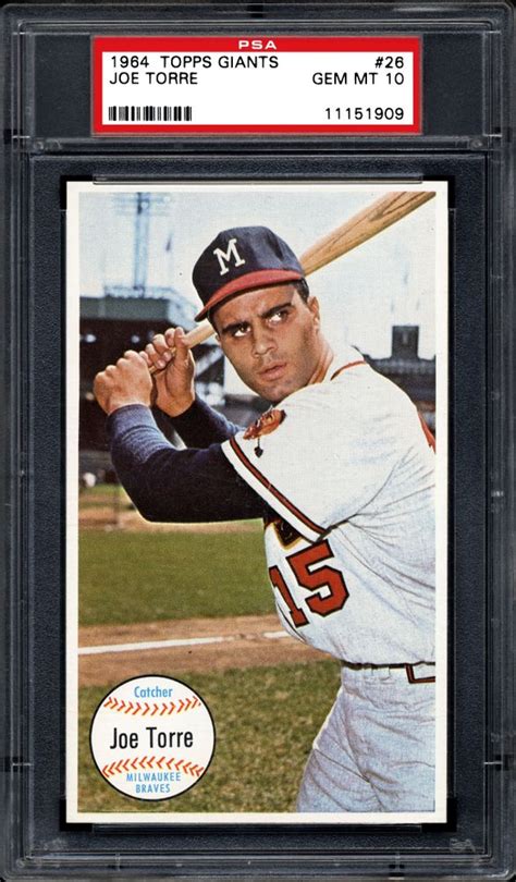 1964 Topps Giants Joe Torre Psa Cardfacts®