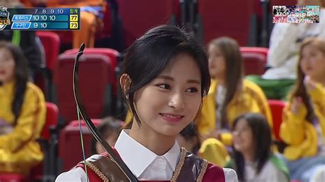 Twice Tzuyu Moments In Archery Finals At Idol Star Athletics