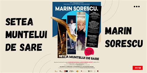 Bilete Marin Sorescu Setea Muntelui De Sare Teatru BILET Ro