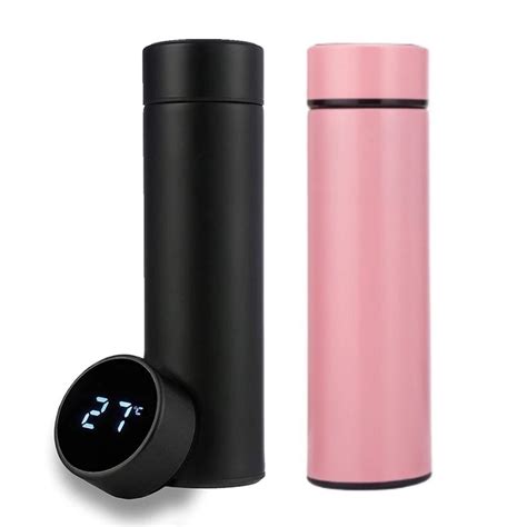 Thermal Insulation Smart Led Temperature Display Thermal Flask Vacuum