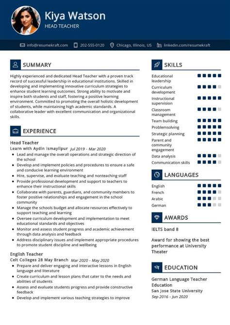 Professional Resume Samples For Resumekraft