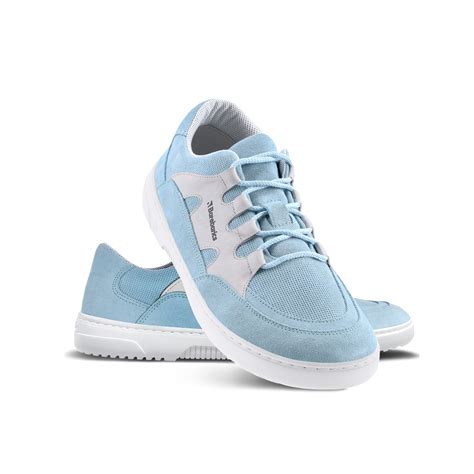 Barefoot Sneakers Barebarics Evo - Light Blue & White | Be Lenka