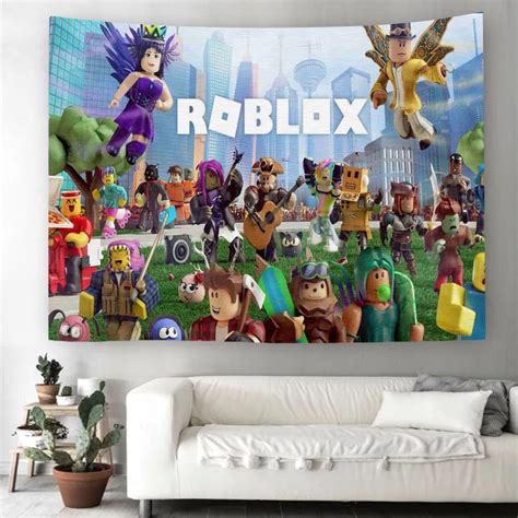 Roblox #5 Wall Decor Hanging Tapestry Home Bedroom Living Room Decoration – Chingontees