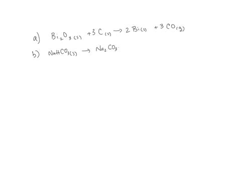 SOLVED Write The Correct Formulas For The Reactants And Products The