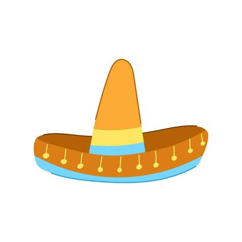 festival sombrero cartoon vector illustration 35559049 Vector Art at ...