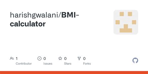 GitHub - harishgwalani/BMI-calculator