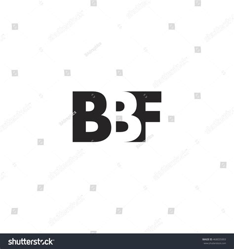 Bbf Logo Vector Graphic Branding Letter Stock Vector Royalty Free