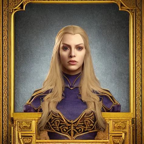 The Elder Scrolls Vi Regal Blonde High Elf Royalty Stable Diffusion