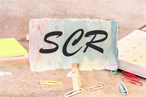 Premium Photo Scr Letter Original Monogram Logo Design