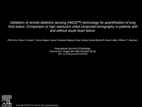 Validation Of Remote Dielectric Sensing Reds™ Technology For