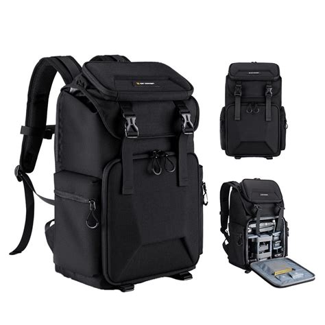 K F Concept Kamerarucksack F R Dslr Slr Spiegellose Kameras Schwarz