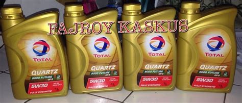 Jual OLI MESIN TOTAL QUARTZ 9000 FUTURE API SN GF5 Energy Conserving