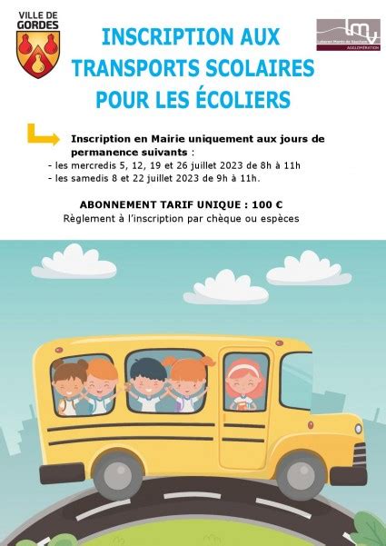 Inscription Transports Scolaires