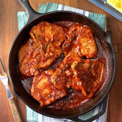 how to cook barbecue pork chops in the oven