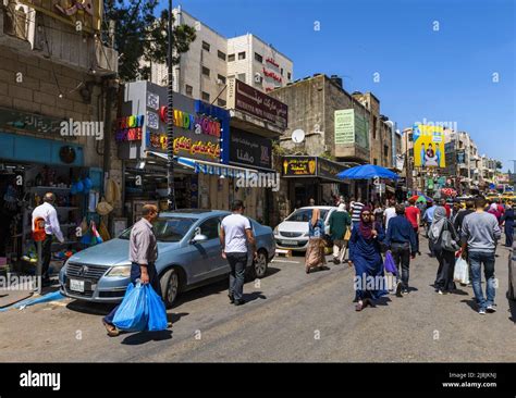 Street In Ramallah Palestine Stock Photo Alamy