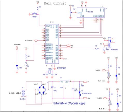 Circuit Diagram Of Wireless Energy Meter Circuit Diagram