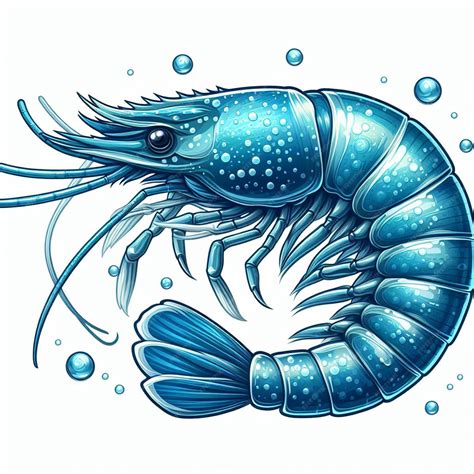 Shrimp Vector Cartoon Illustration Premium Ai Generated Vector