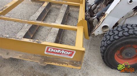 New Skid Steer Box Grader Walk Around Domor Ssma 84 Dura Grader Youtube