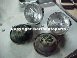 1969 Cadillac DeVille Head Light Rings Buckets Set BorthAutoParts