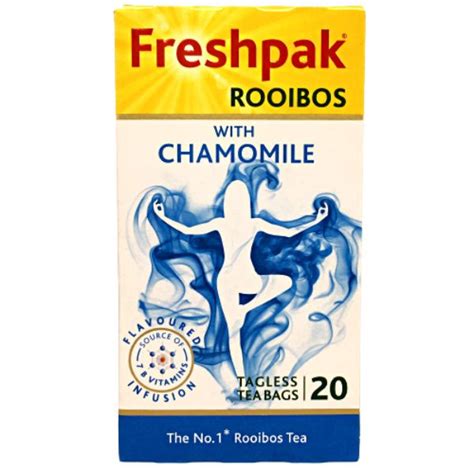 FRESHPAK ROOIBOS WITH CHAMOMILE FLAVOURED INFUSION 20 TEABAG