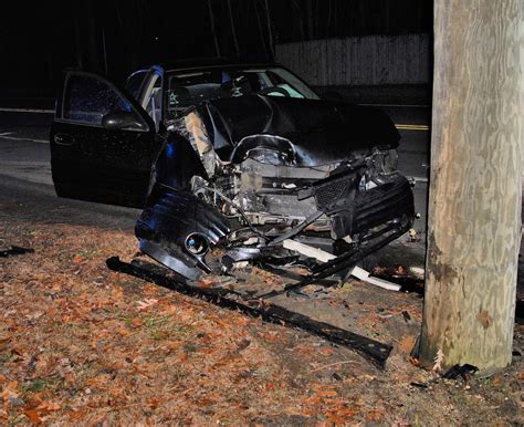 Car Crashes Into Utility Pole Teen Injured Jersey Shore Online