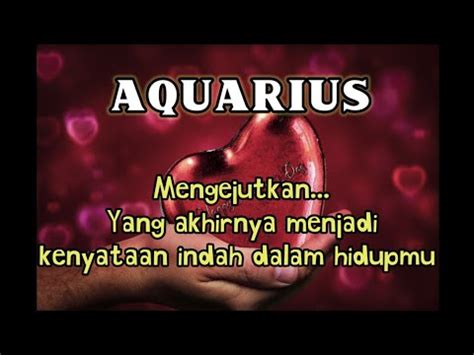 Aquarius Mengejutkan Yang Akan Menjadi Kenyataan Indah Dihidupmu