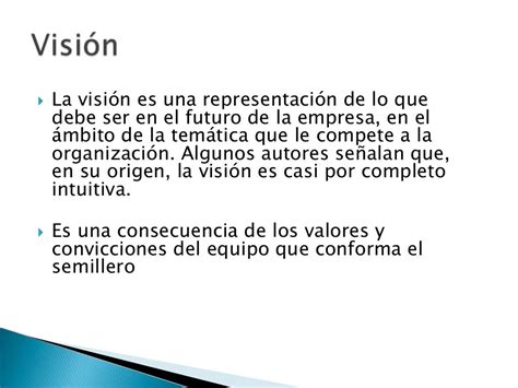 Definición De Visión Misión