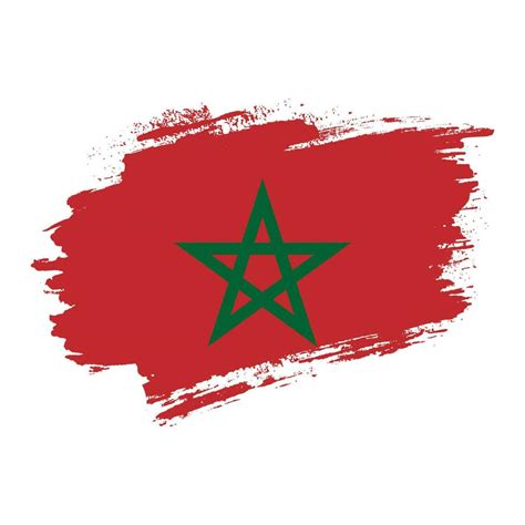 Grunge Texture Splash Morocco Flag Vector 16554537 Vector Art At Vecteezy