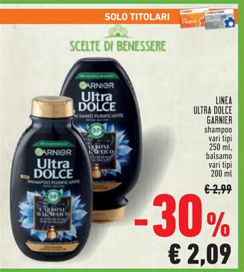 LINEA ULTRA DOLCE GARNIER Shampoo Vari Tipi 250 Ml Balsamo Vari Tipi