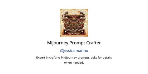 Mijourney Prompt Crafter GPTs Features And Functions Examples And