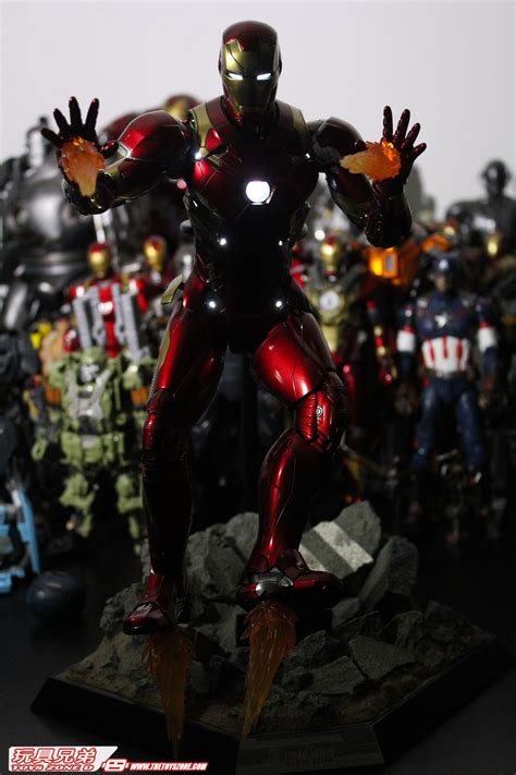 玩具報告 Hot Toys美國隊長3英雄內戰鐵甲奇俠Iron Man Mark 46 合金1 6 可動人偶 Toys Zone D 玩具兄弟 Figures Price