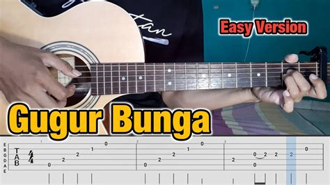 Gugur Bunga Fingerstyle Guitar Tutorial Tab Chord Youtube