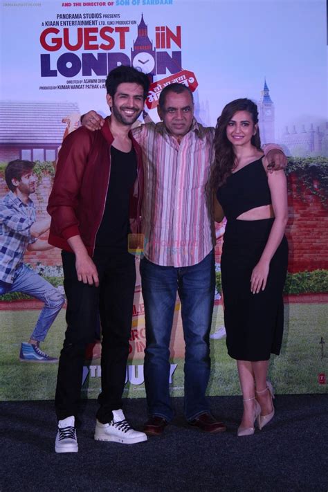 Kartik Aaryan Kriti Kharbanda Paresh Rawal At The Press Conference Of Film Guest Iin London On