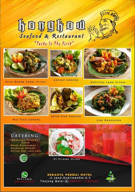 Menu At Kongkow Restaurant Tanjung Balai Jl Jend Sudirman No Km 6