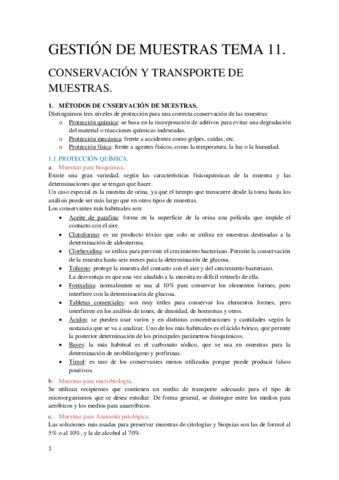 Tema 11 Gestion De Muestras Pdf