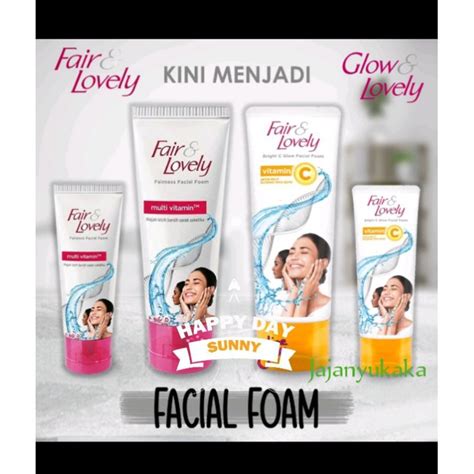 Jual Fair Lovely Glow Lovely Facial Foam 50g 100g Sabun Cuci