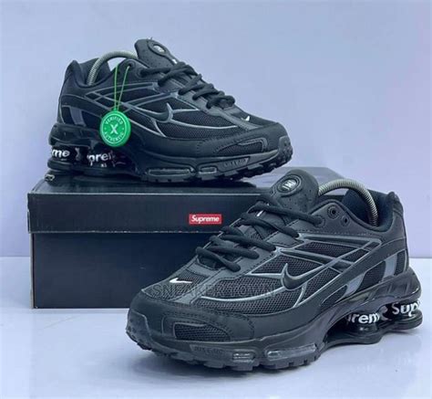 Nike Shox Ride X Supreme Black Grey In Dansoman Shoes Sneaker Town