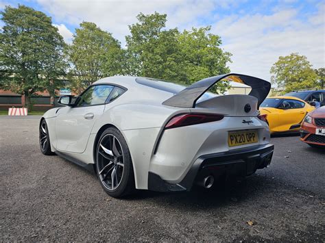 Toyota Gr Supra A Rear Spoiler Fitment Garage Whifbitz