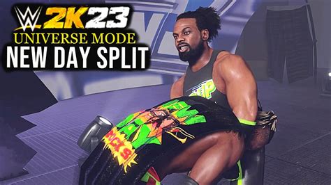 WWE 2K23 Universe Mode Interactive NEW DAY NO MORESMACKDOWN YouTube