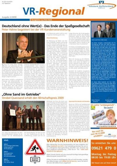 VR Regional Volksbank Raiffeisenbank Amberg EG